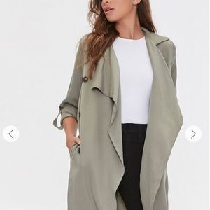 Forever21 Chambray Duster Jacket💚